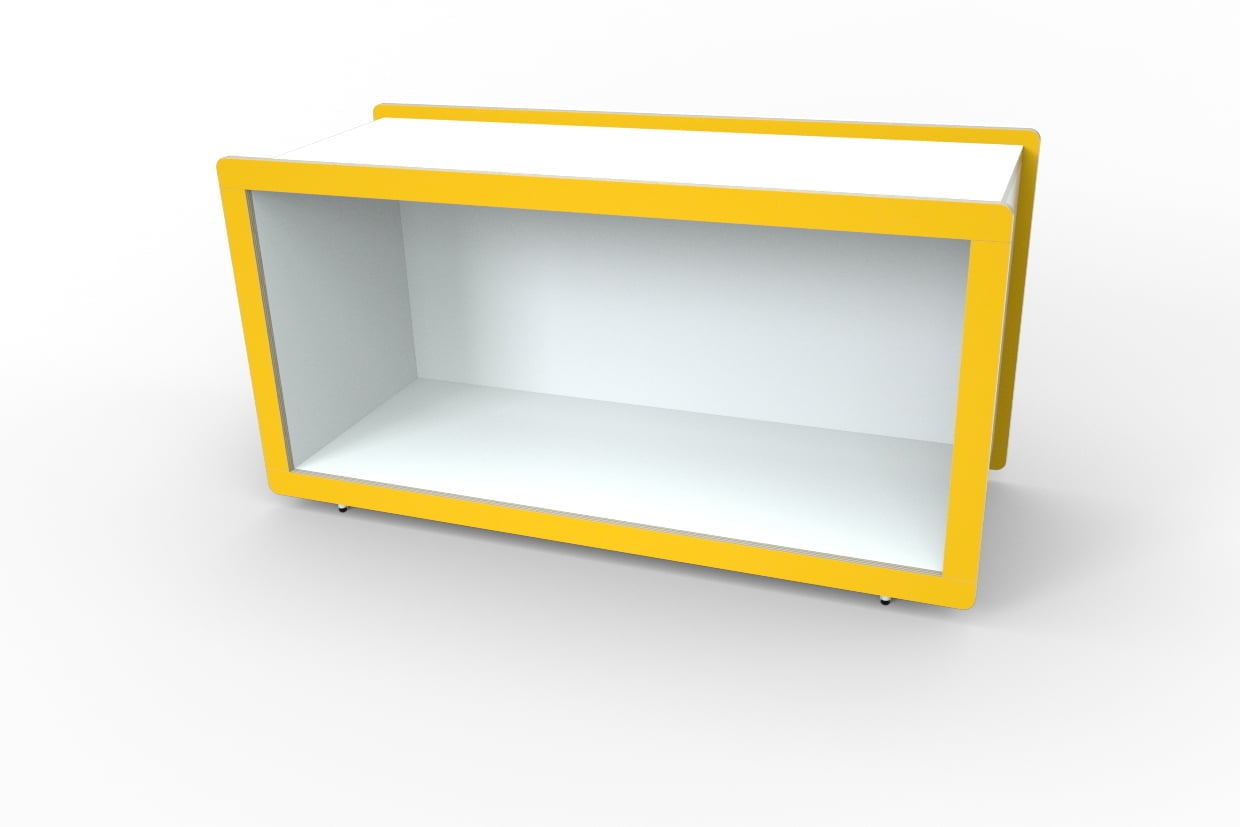 PURE POSITION Brick, Rahmen-Modul Grundelement mit Sockel