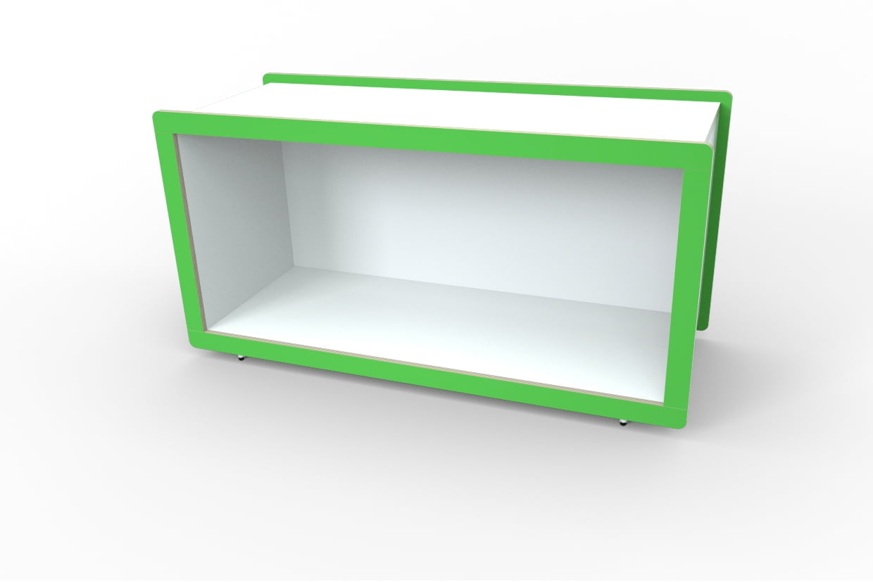 PURE POSITION Brick, Rahmen-Modul Grundelement mit Sockel