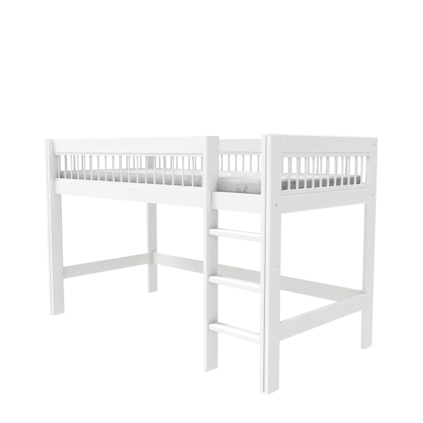 Halbhohes Bett mit Leiter – Breeze 128