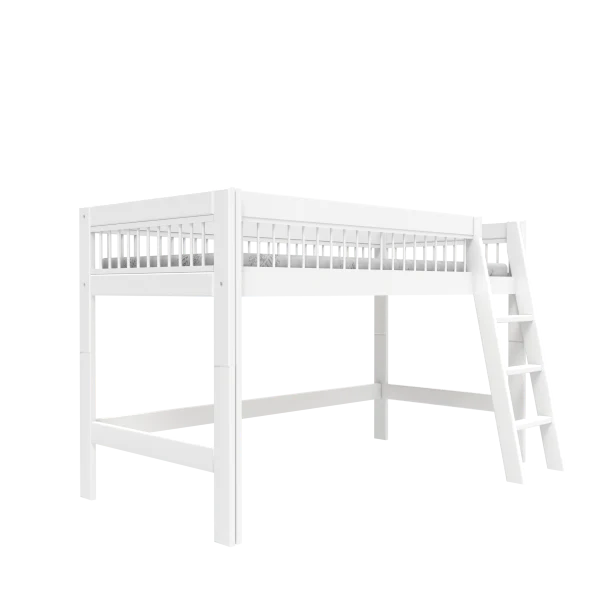 Halbhohes Bett mit Leiter – Breeze 128