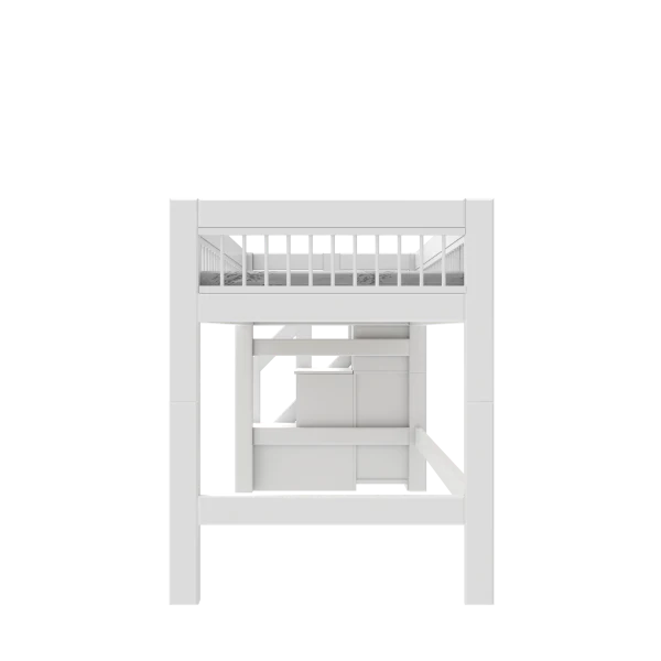 Lifetime Halbhohes Bett Breeze mit Treppe