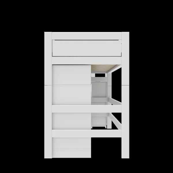 ALL-IN-ONE-Mittelhochbett mit Treppe, Breeze 152