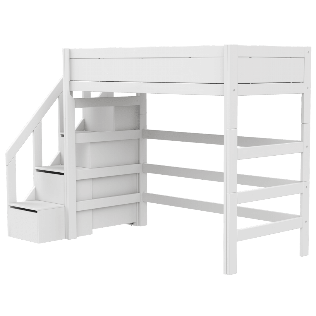 Hochbett mit Treppe 177cm