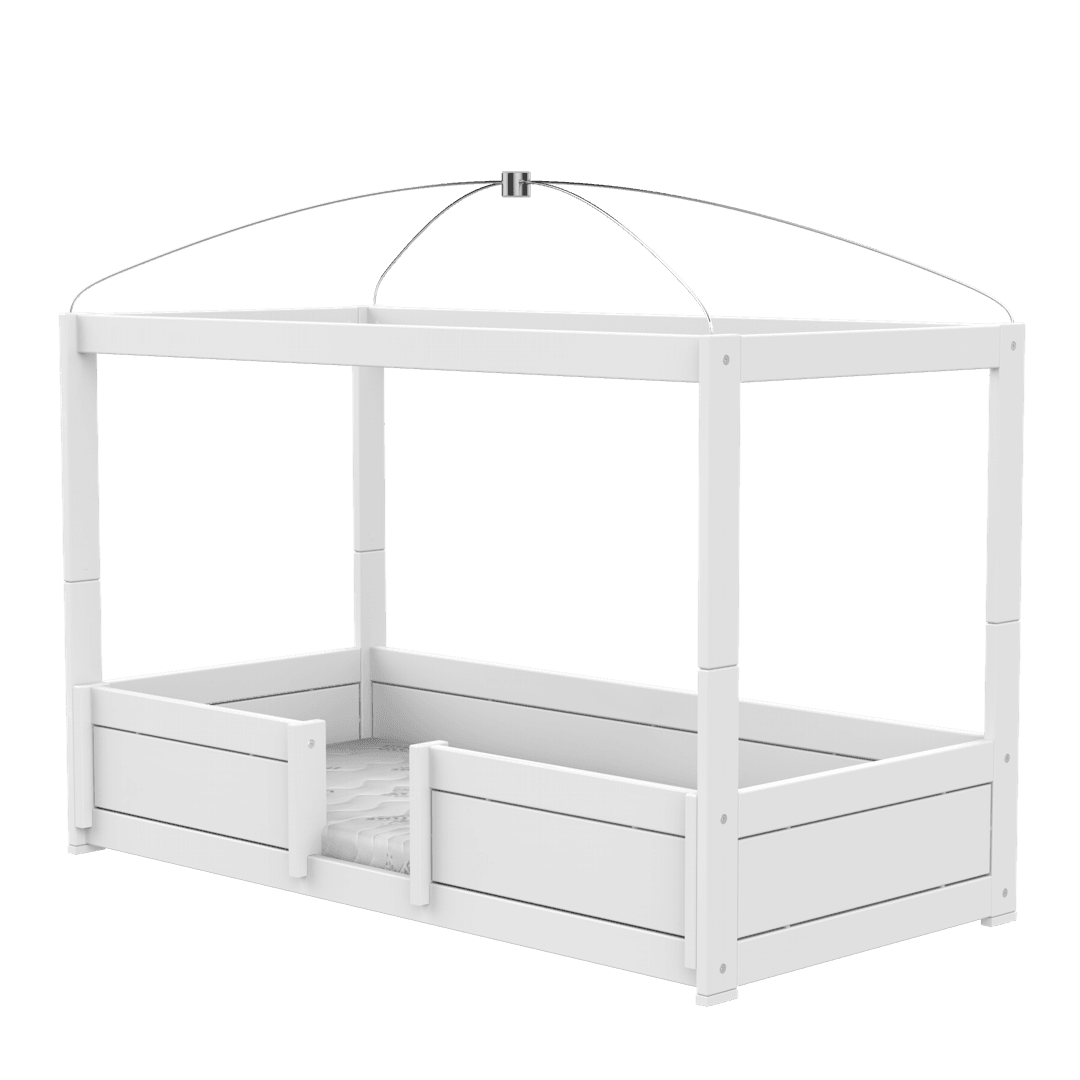4-in-1 Himmelbett Weiss