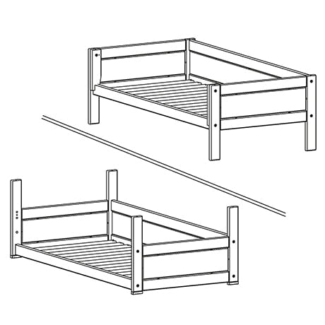 Lifetime Basisbett aus 4-in-1 Bett