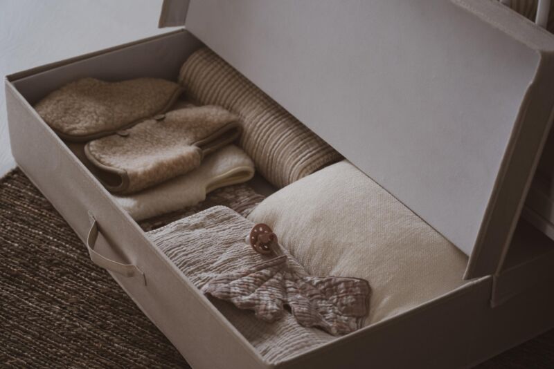 Quax Storage Drawer: 85 X 70 X 17h cm