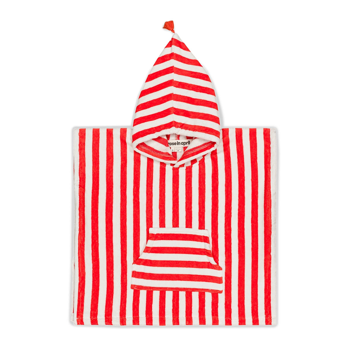 Rose in April Badeponcho / Streifen Rayures Rouge
