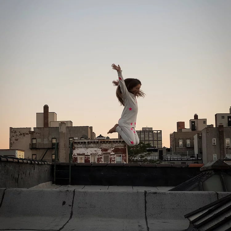 Pyjama mit Punkte Grau