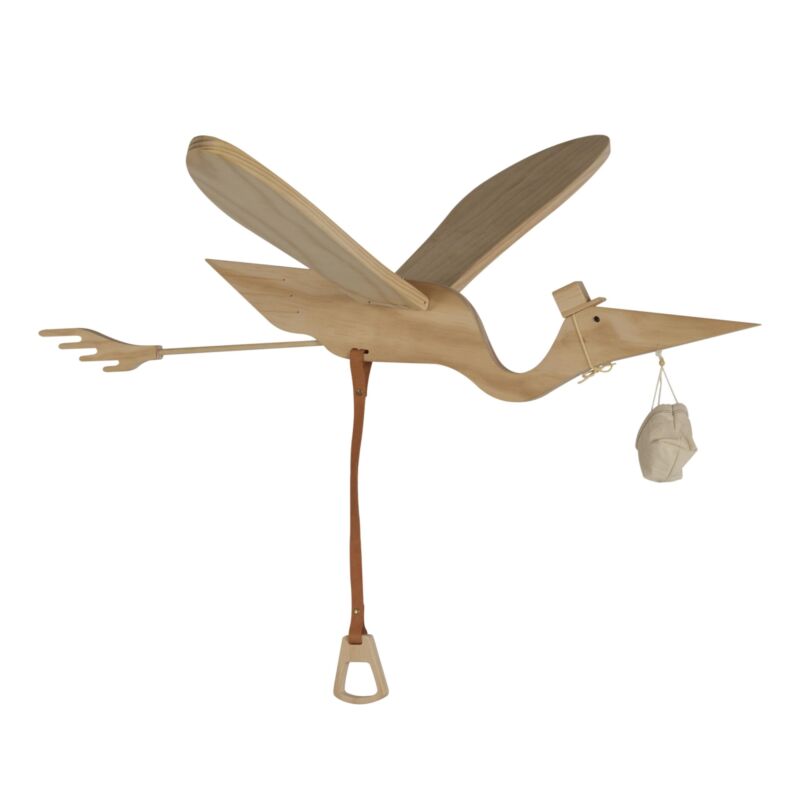 Quax Mobile Vogel - Pelikan Xl - Naturel
