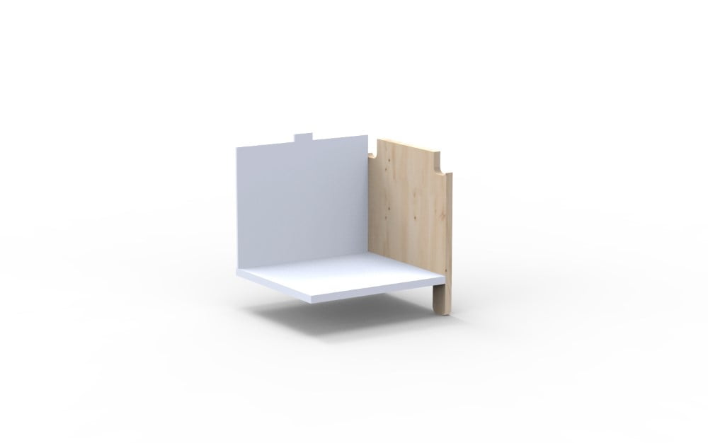 Mathy by Bols Asymetry vertikalen Verlängerung für Seitliche Verlängerung Regal