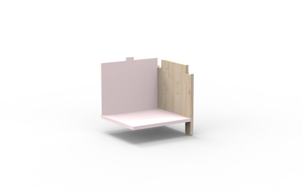 Mathy by Bols Asymetry vertikalen Verlängerung für Seitliche Verlängerung Regal