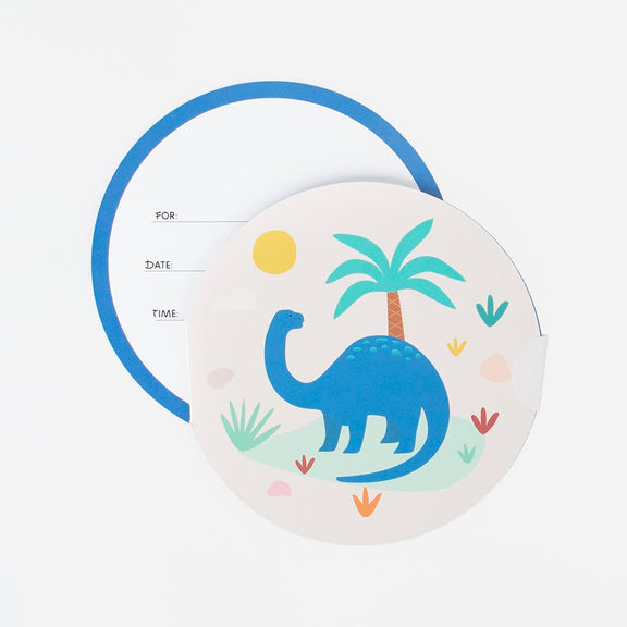 My Little Day Geburtstagseinladungen Jurassische Dinos