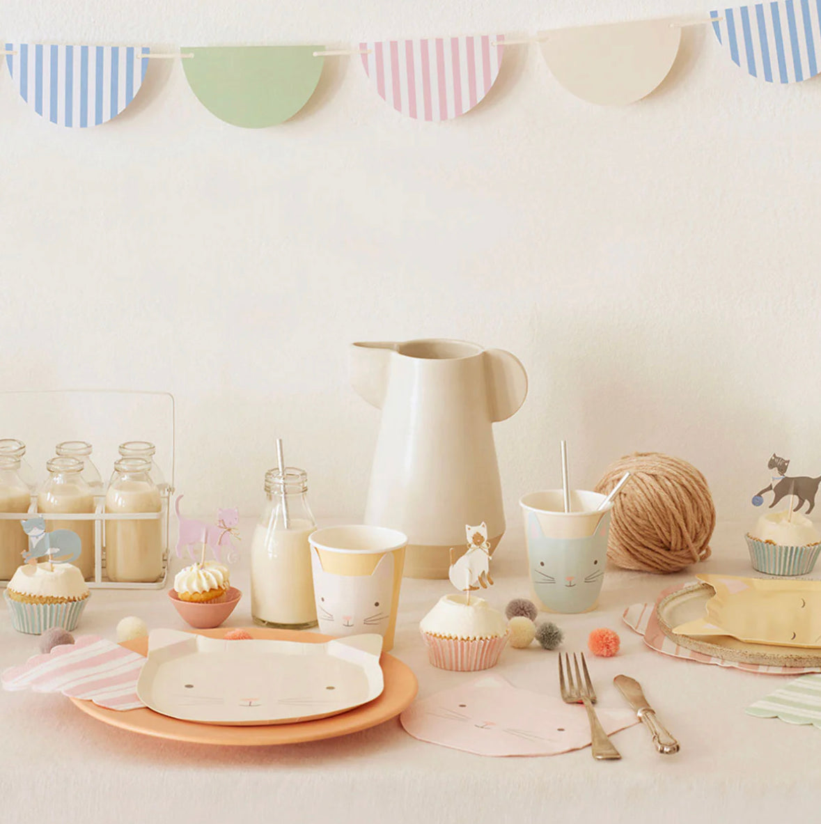 Meri Meri Süsses Katzen Servietten