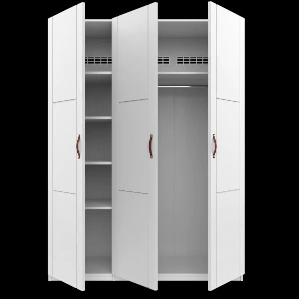 Lifetime: Schrank 150cm mit 3 Türen + 3 Einlegeböden 50cm