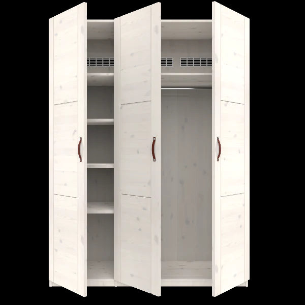 Lifetime: Schrank 150cm mit 3 Türen + 3 Einlegeböden 50cm