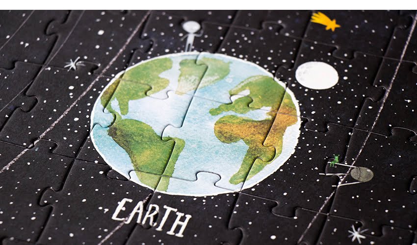 Londji Discover The Planets Puzzle – 200 Teile, Leuchtet im Dunkeln, Ab 8 Jahren