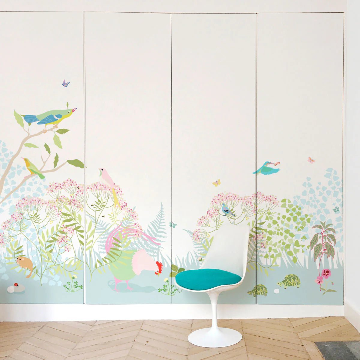 Little Cabari: Panoramatapete BOTANIQUE