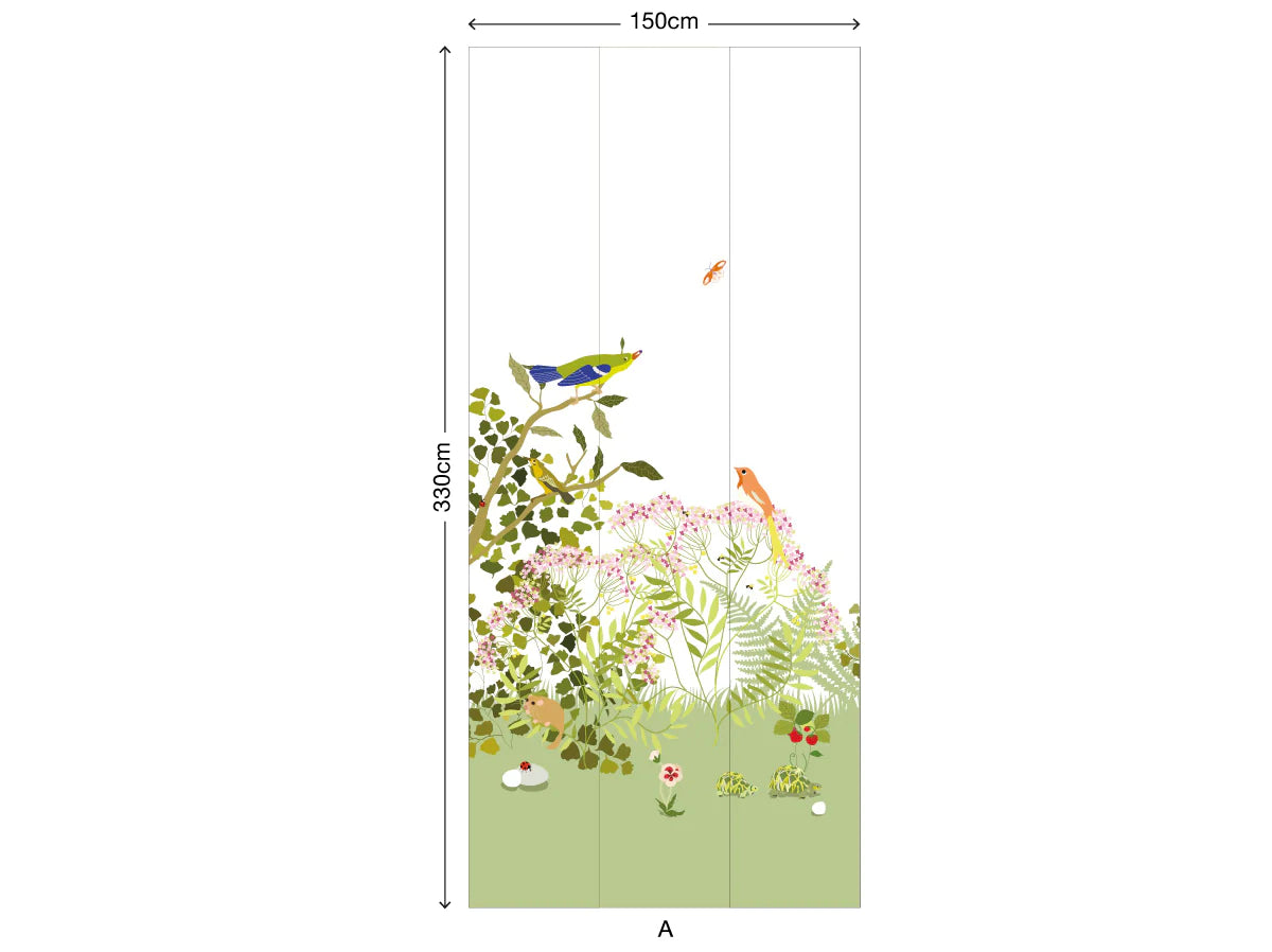 Little Cabari: Panoramatapete BOTANIQUE