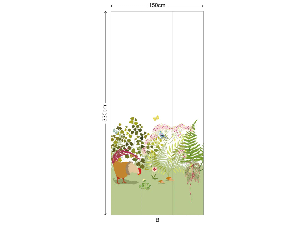 Little Cabari: Panoramatapete BOTANIQUE