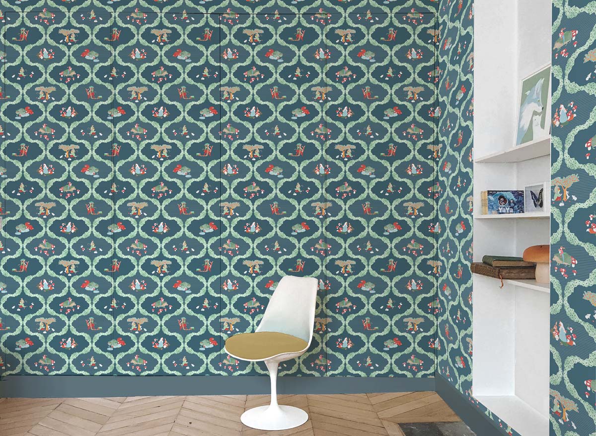 Little Cabari: Tapete LES ENFANTS PERDUS, Nacht