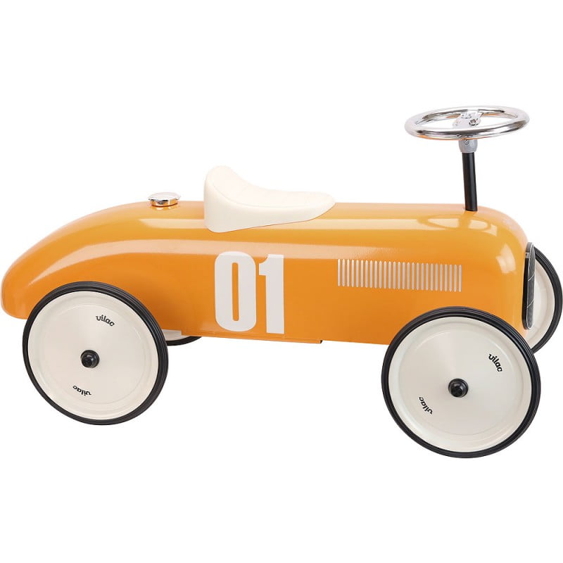 Vilac Retro Rutschauto, Orange