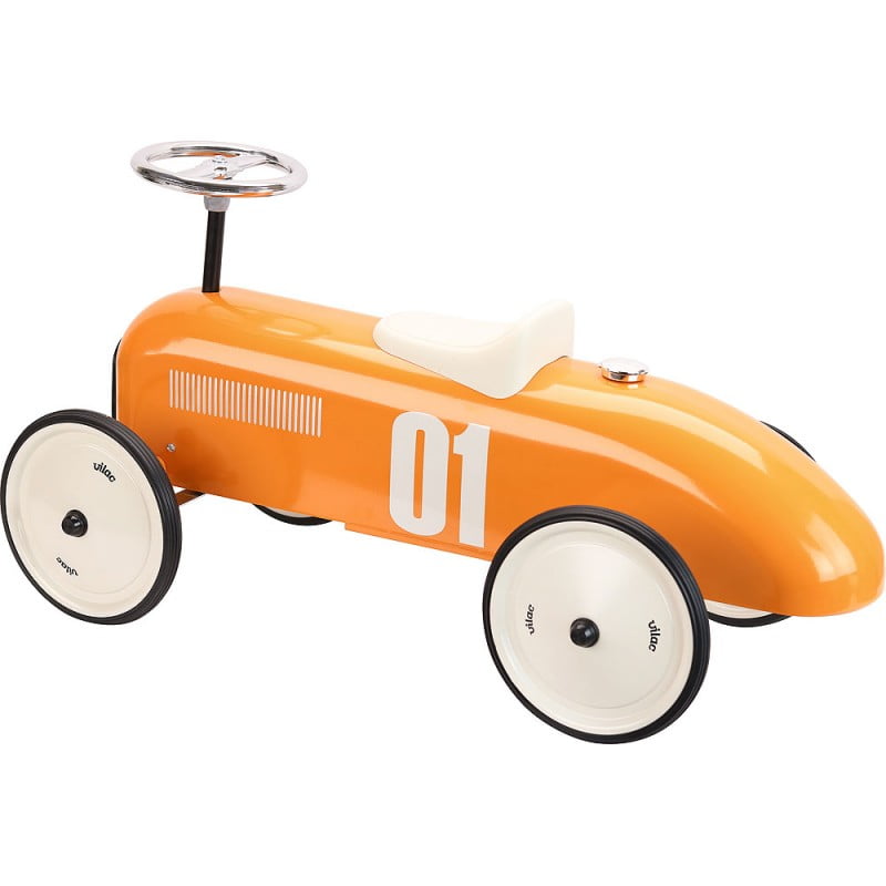 Vilac Retro Rutschauto, Orange