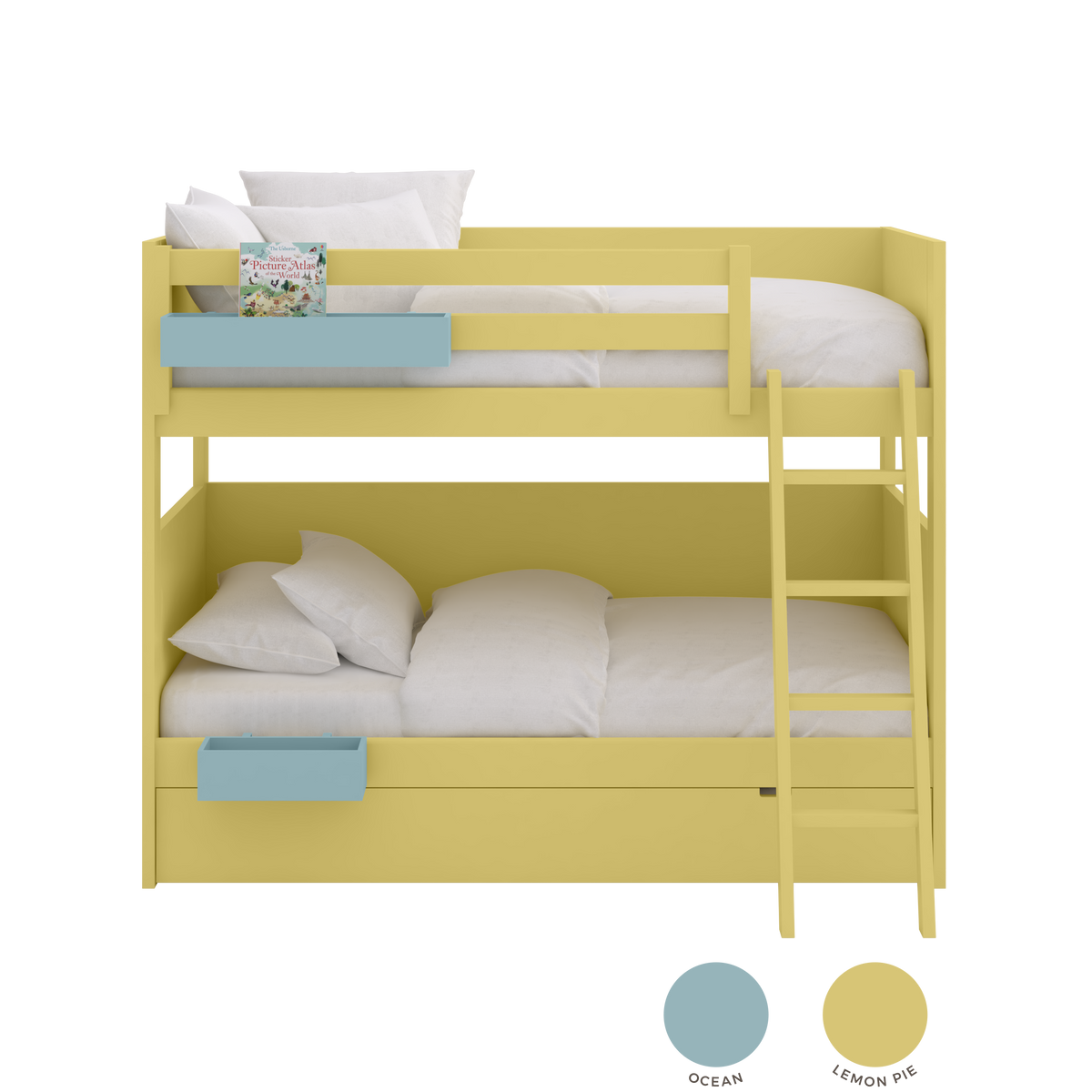 Letto a castello Muba Design con letto estraibile, trasformabile