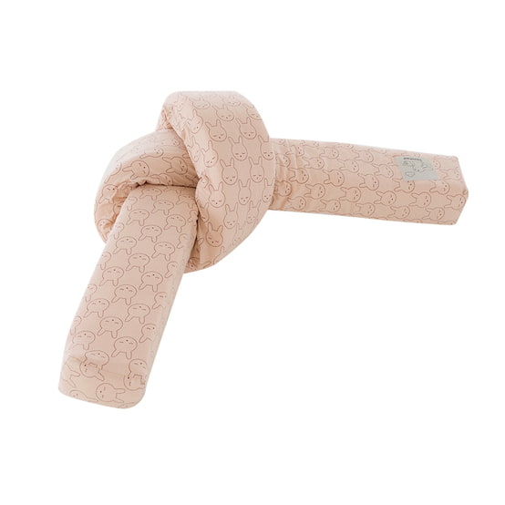 Träumeland bed snake cuddly bunny beige