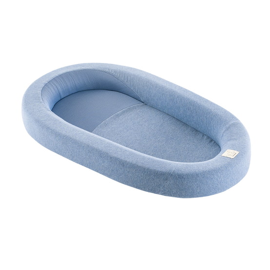Träumeland Babynest HOME Air blau meliert