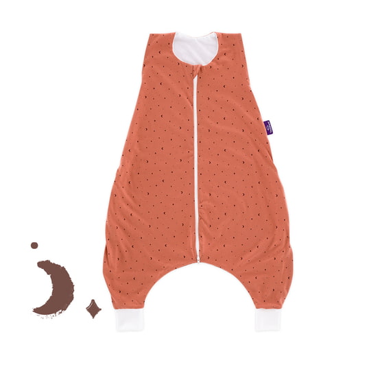 Träumeland summer pyjamas TO GO cotton jersey Moon rust