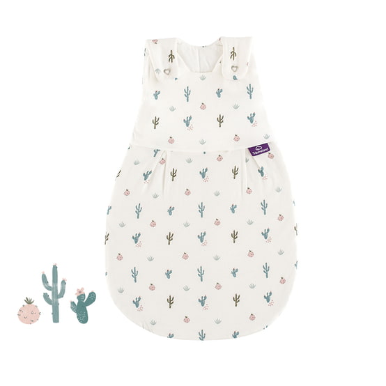 Träumeland Sac de couchage toutes saisons LIEBMICH Amour de cactus