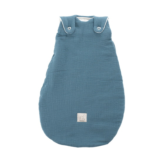 Träumeland sacco a pelo per tutte le stagioni cotone mussola jeans blu
