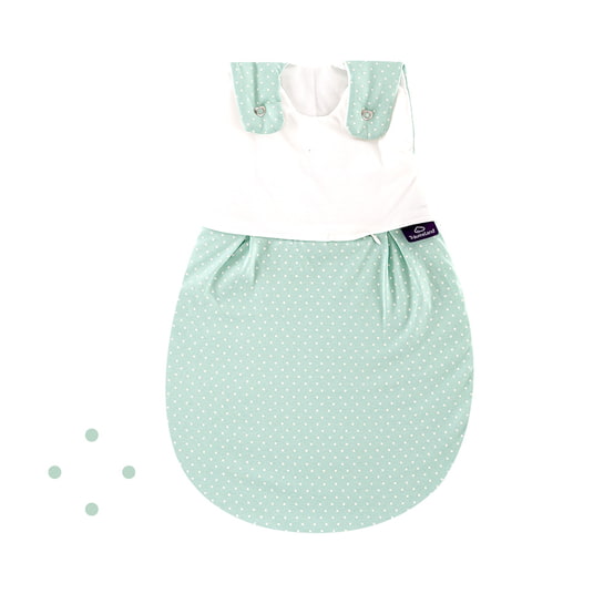 Träumeland all-season sleeping bag LIEBMICH dots mint