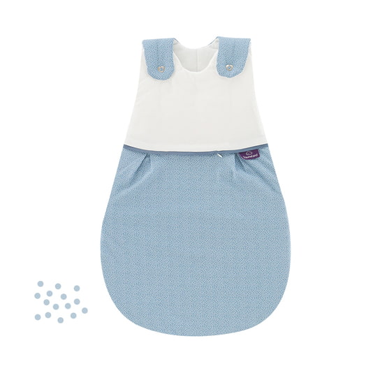 Träumeland Ganzjahres-Schlafsack LIEBMICH Punkte blau