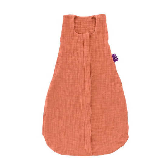 Träumeland Sommer-Schlafsack Baumwoll-Musselin aprikose