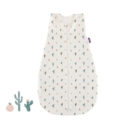 Träumeland Sac de couchage d'été jersey coton Amour de cactus