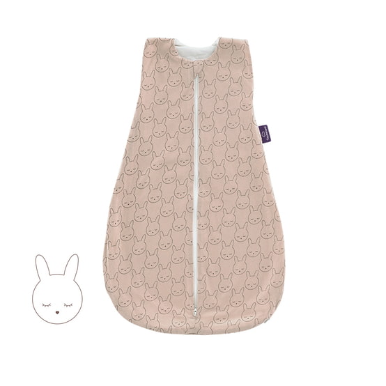 Träumeland summer sleeping bag cotton jersey cuddly bunny beige