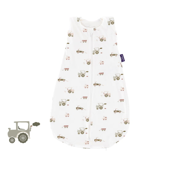 Träumeland Sommer-Schlafsack Baumwoll-Jersey Little Farm grün