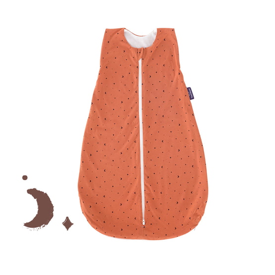 Träumeland Sommer-Schlafsack Baumwoll-Jersey Moon rost