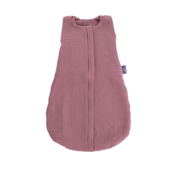 Träumeland Sac de couchage d'été coton-museline prune