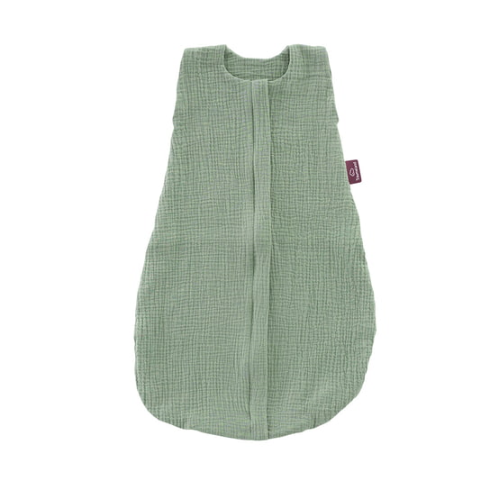 Träumeland Sac de couchage d'été coton-museline vert sauge