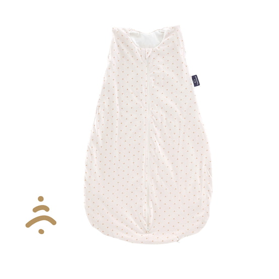 Träumeland Sommer-Schlafsack Baumwoll-Jersey Twister beige