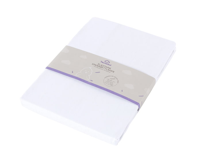 Träumeland fitted sheet spandex white
