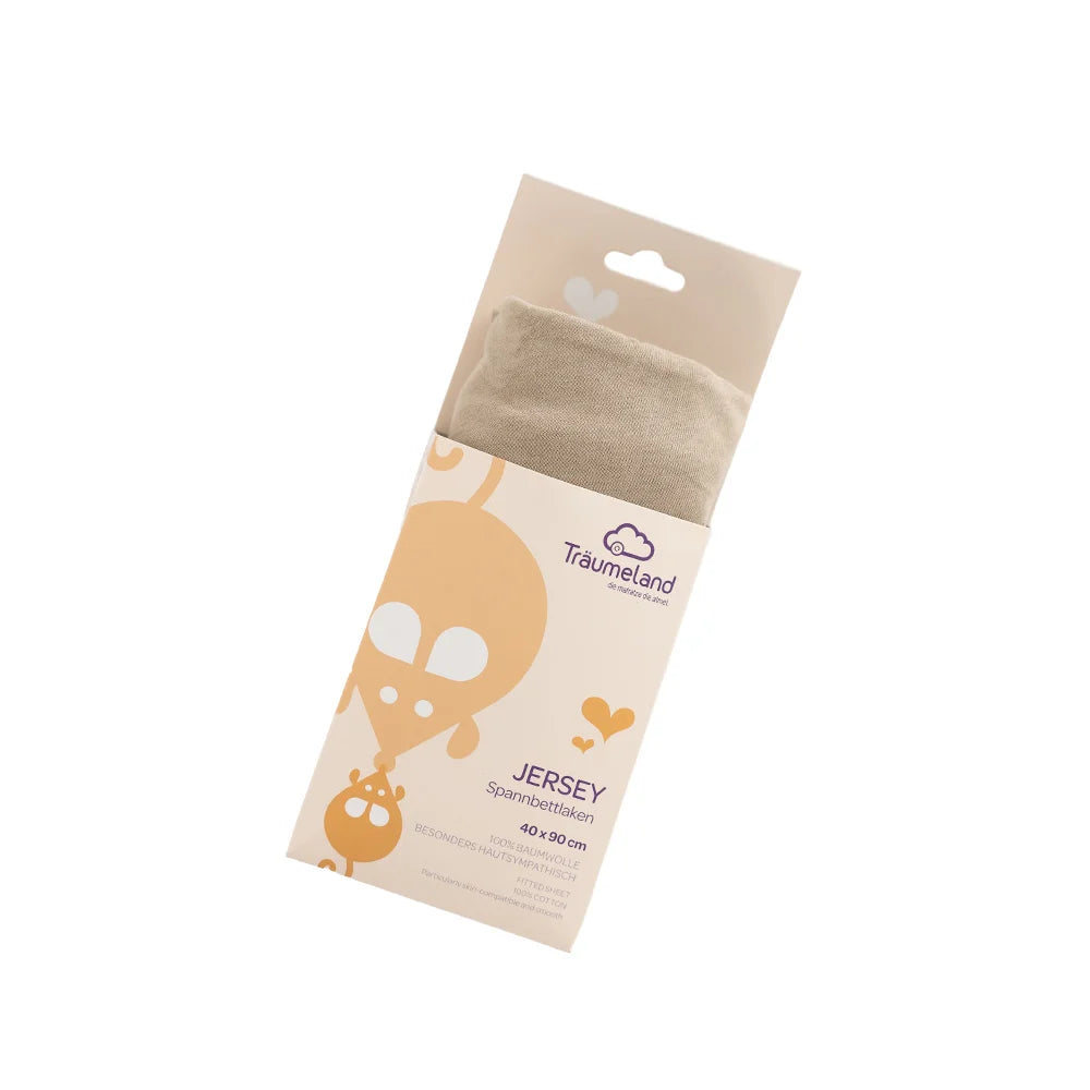 Drap-housse Träumeland Jersey taupe