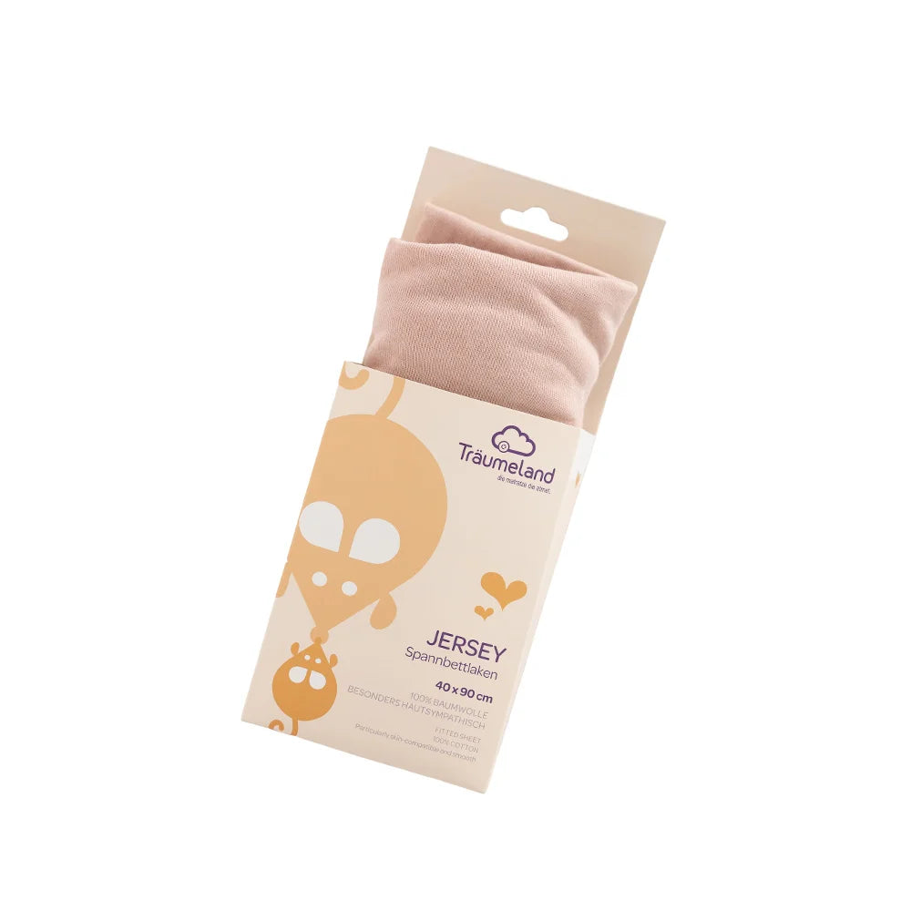 Träumeland Drap-housse Jersey smoke rose