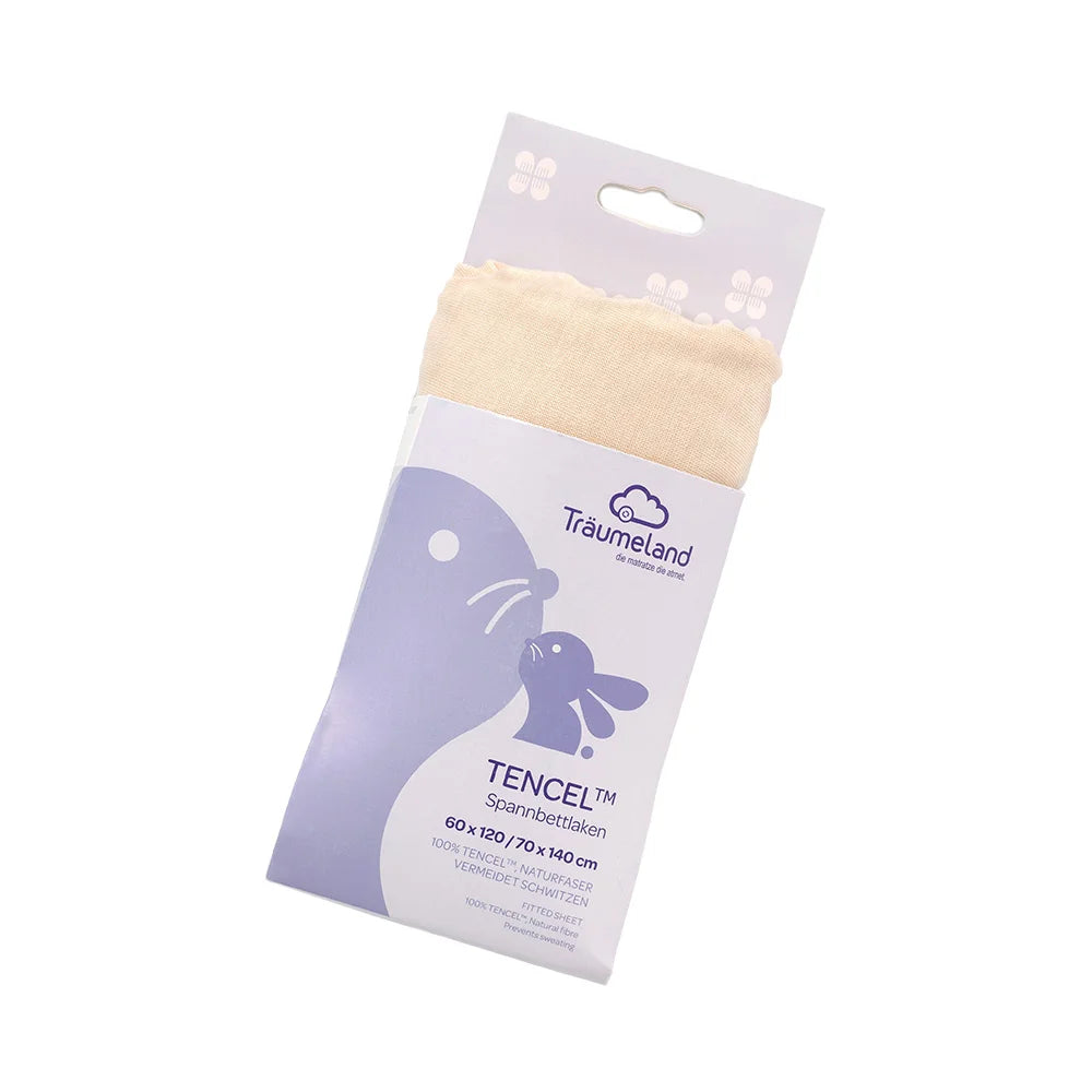 Träumeland fitted sheet Tencel beige