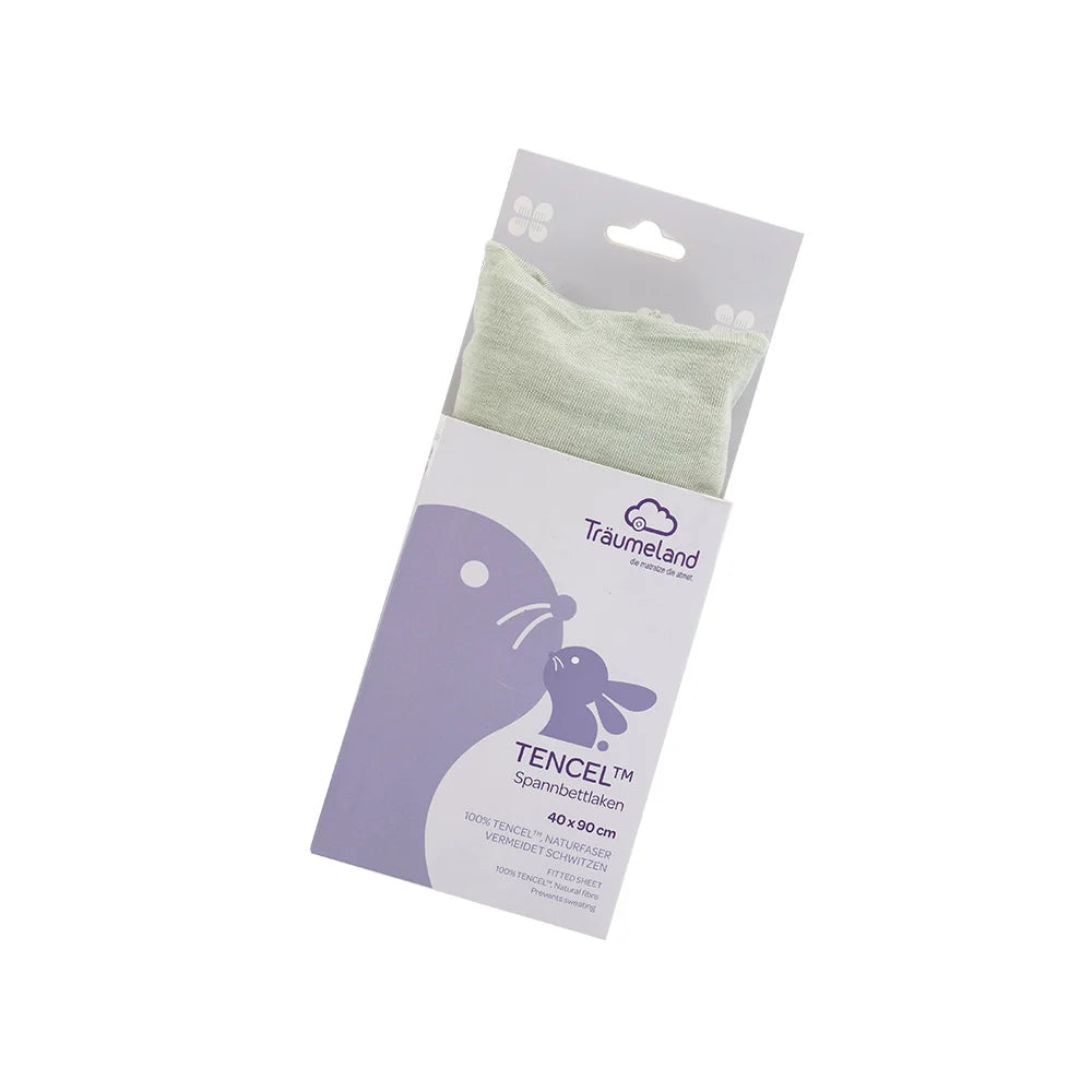 Träumeland fitted sheet Tencel mint