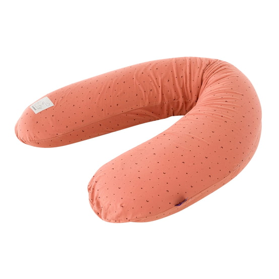 Träumeland nursing pillow cover elastic Moon rust