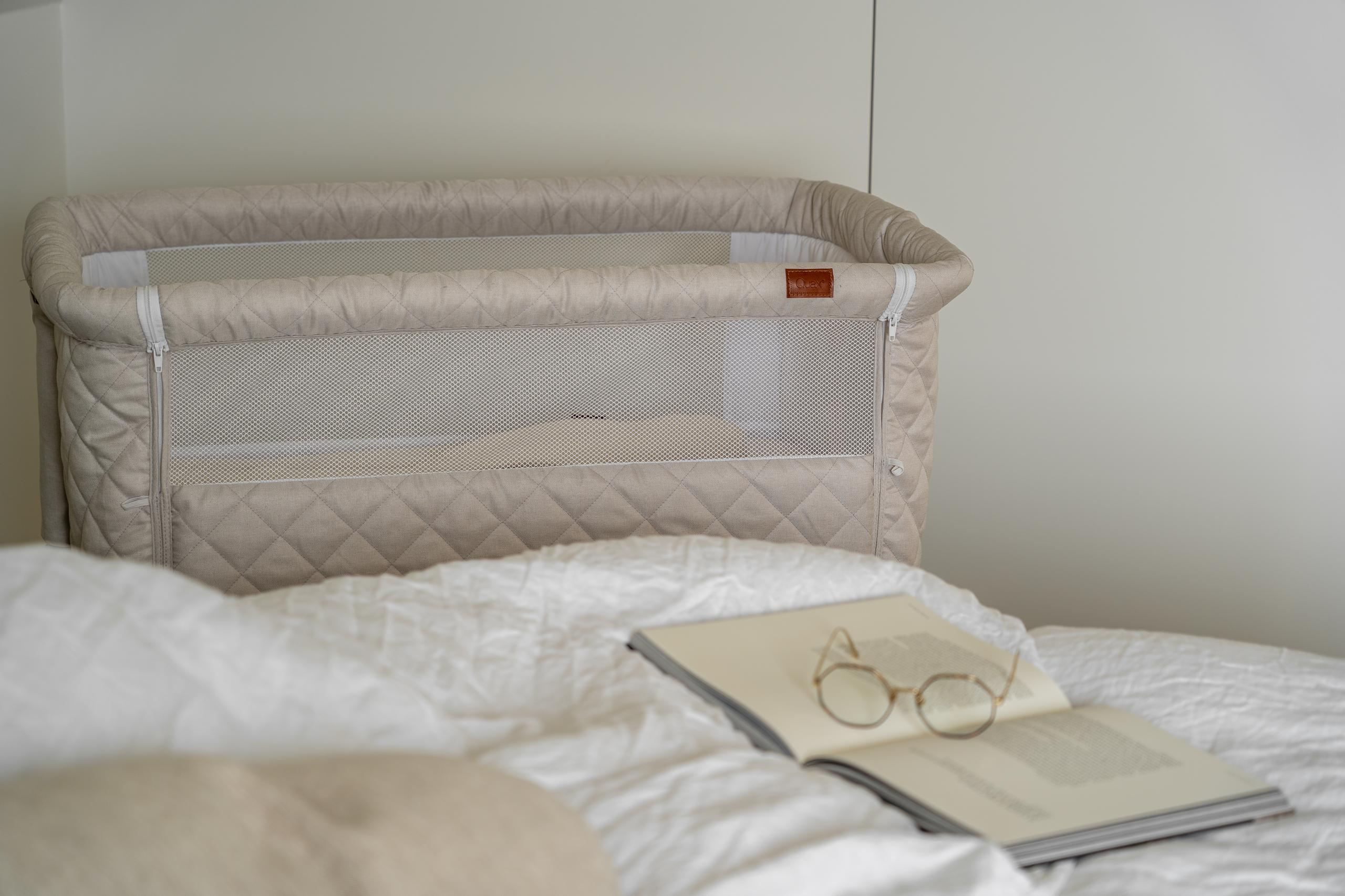 Quax Beistellbett Side-by-Side Natural