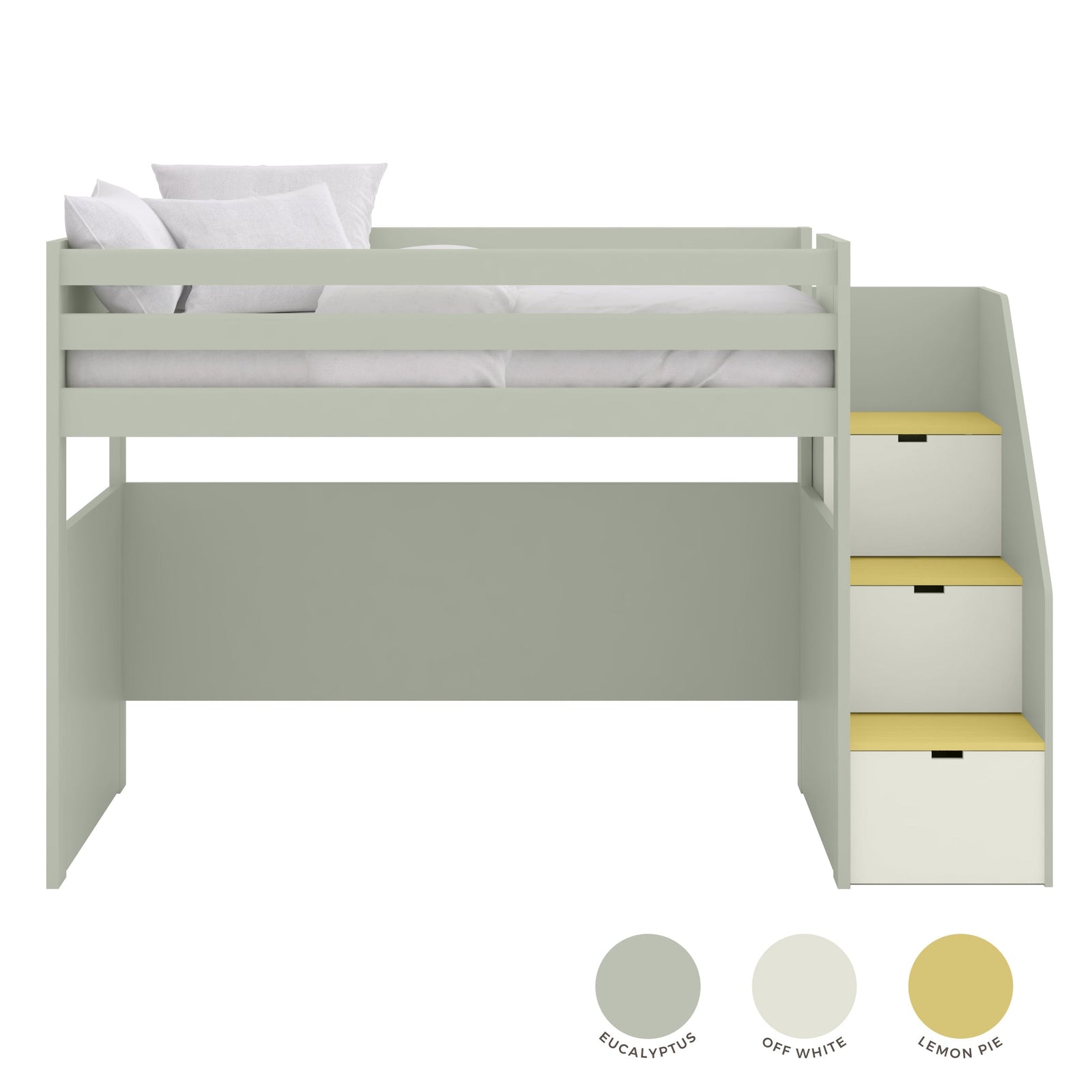 Muba Design loft bed with storage staircase
